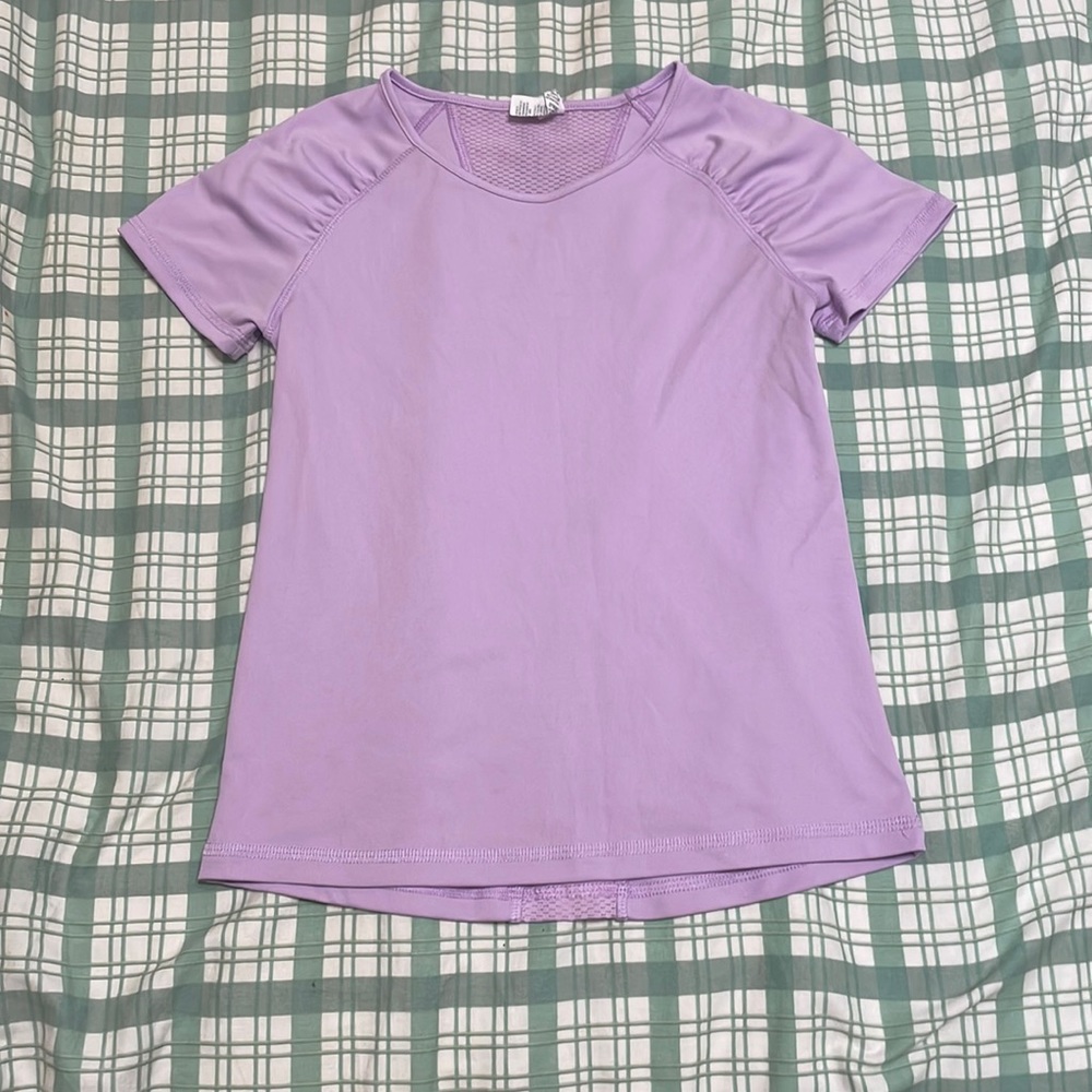 Purple athletic shirt Size M (7-8)